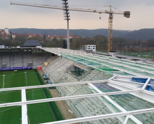 Dach Stadion FC Aue